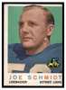1959 Topps Joe Schmidt #6 HOF Low Grade - Creases front of card