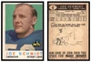 1959 Topps Joe Schmidt #6 HOF Low Grade - Creases front and back of card