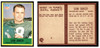 1967 Philadelphia Sam Baker #134 Low Grade front and back of card