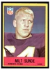 1967 Philadelphia Milt Sunde #105 Rookie Card Low Grade - Creases front of card
