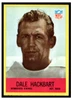 1967 Philadelphia Dale Hackbart #102 Rookie Card Low Grade front of card