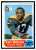 1968 Topps Marv Woodson #137 Rookie Card Low Grade front of card