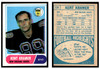 1968 Topps Kent Kramer #134 Rookie Card Low Grade front and back of card
