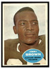 1960 Topps Jim Brown #23 HOF Low Grade front of card