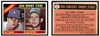 1966 Topps Dodgers Rookie Stars (Bill Singer, Don Sutton) #288 Rookie Card HOF Low Grade - Creases front and back of card
