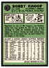 1967 Topps Bobby Knoop #175 VG back of card