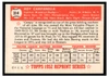 1983 Topps 1952 Reprint Series Roy Campanella #314 HOF VG-EX back of card
