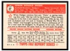 1983 Topps 1952 Reprint Series Duke Snider #37 HOF VG-EX back of card