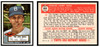 1983 Topps 1952 Reprint Series Pee Wee Reese #333 HOF VG-EX front and back of card
