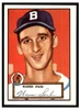 1983 Topps 1952 Reprint Series Warren Spahn #33 HOF VG-EX front of card