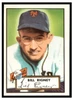 1983 Topps 1952 Reprint Series Bill Rigney #125 VG-EX front of card