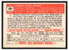 1983 Topps 1952 Reprint Series Herman Franks #385 VG-EX back of card