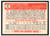 1983 Topps 1952 Reprint Series Robin Roberts #59 HOF VG-EX back of card