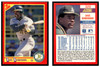 1990 Score Dave Henderson #325 VG-EX front and back of card