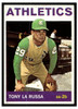 1964 Topps Tony La Russa #244 Rookie Card HOF Low Grade - Creases front of card