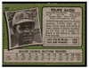 1971 Topps Felipe Alou #495 Low Grade back of card