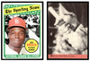 1969 Topps Lou Brock #428 HOF Low Grade front and back of card