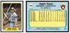 1982 Fleer Robin Yount #155 HOF VG-EX front and back of card
