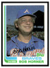1982 Topps Bob Horner #145 Low Grade front of card