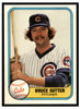 1981 Fleer Bruce Sutter #294 HOF VG-EX front of card