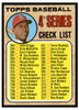 1968 Topps 4th Series Checklist 284–370 #278 Copyright at Left HOF Low Grade - Marks front of card