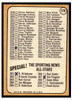 1968 Topps 4th Series Checklist 284–370 #278 Copyright at Left HOF Low Grade - Marks back of card