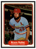 1982 Fleer Bruce Sutter #129 HOF VG-EX front of card