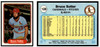 1982 Fleer Bruce Sutter #129 HOF VG-EX front and back of card