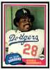 1981 Topps Pedro Guerrero #651 Low Grade front of card