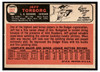 1966 Topps Jeff Torborg #257 Low Grade - Creases back of card
