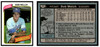 1980 Topps Bob Welch #146 VG-EX front and back of card