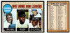 1968 Topps NL Home Run Leaders (Hank Aaron, Jim Wynn, Ron Santo, Willie McCovey) #5 HOF Low Grade - Creases front and back of card