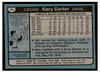 1980 Topps Gary Carter #70 HOF Low Grade back of card
