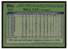 1982 Topps Bill Lee #323 Low Grade back of card