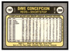 1981 Fleer Dave Concepcion #197 Good back of card