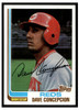 1982 Topps Dave Concepcion #660 Good front of card