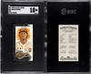2022 Topps Allen & Ginter Hunter Greene Black Border #209 Mini SGC 10 front and back of card