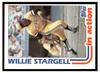 1982 Topps Willie Stargell #716 In Action HOF Low Grade front of card