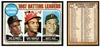 1968 Topps Roberto Clemente / Tony Gonzalez / Matty Alou #1 NL Batting Leaders HOF Low Grade - Creases front and back of card