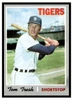 1970 Topps Tom Tresh #698 Low Grade front of card