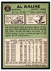 1967 Topps Al Kaline #30 HOF Good back of card