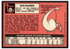 1969 Topps Dave Baldwin #132 Good back of card