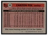 1981 Topps Carlton Fisk #480 All-Star HOF Good back of card