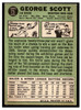 1967 Topps George Scott #75 Good back of card