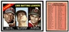 1966 Topps Tony Oliva / Carl Yastrzemski / Vic Davalillo #216 League Leaders HOF Low Grade front and back of card