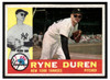1960 Topps Ryne Duren #204 Low Grade front of card