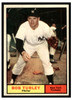 1961 Topps Bob Turley #40 Low Grade - Marks front of card