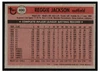 1981 Topps Reggie Jackson #400 All-Star HOF Good back of card