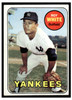 1969 Topps Roy White #25 Good front of card