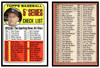 1969 Topps Mickey Mantle #412 5th Series Checklist HOF Low Grade - Marks front and back of card